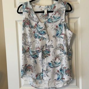 White House Black Market Sleeveless Blouse